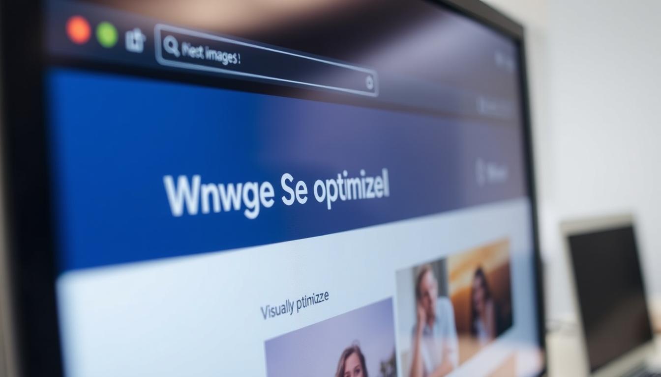 Ilustração de um foguete decolando de um laptop, simbolizando um site rápido através da otimização de imagens.